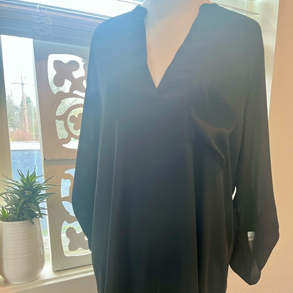 Lush Black Shirt dress